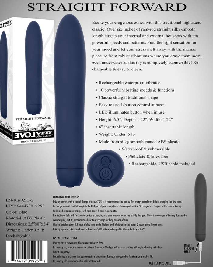 Evolved Straight Forward Vibrator