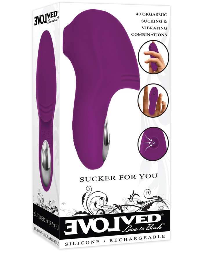 Evolved Sucker For You Finger Vibrator