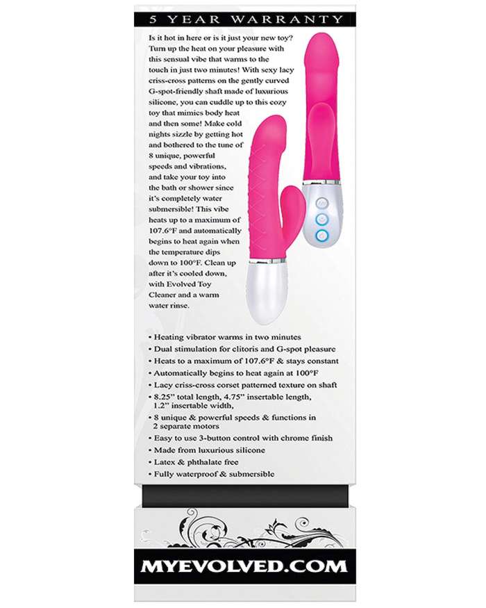 Evolved Sweet Heat G-Spot Warming Vibrator
