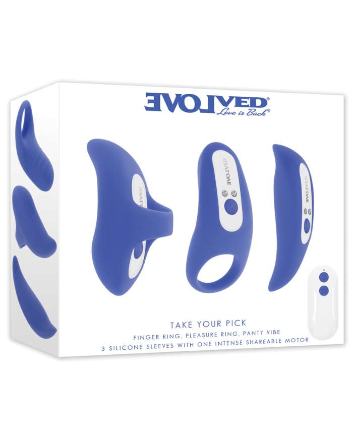 Evolved Take Your Pick Triple Sleeve Bullet Set with Remote