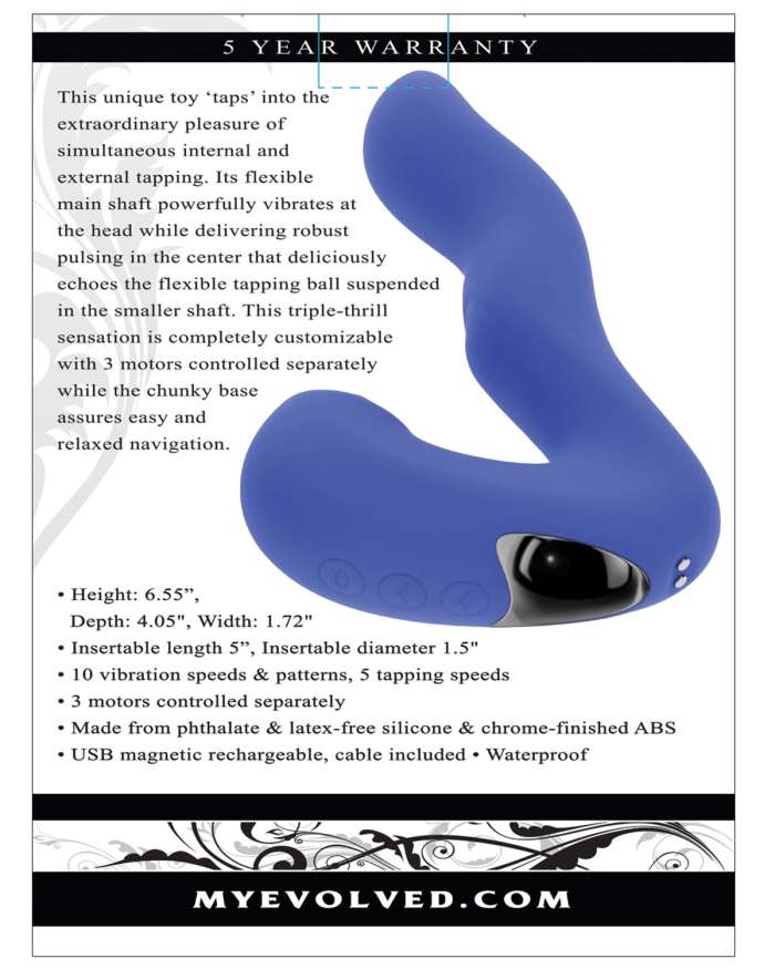 Evolved Tappity Tap Tapping Ball Vibrator