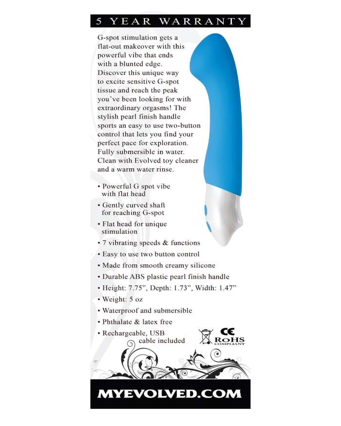 Evolved Tempest G Flat-Head G-Spot Vibrator