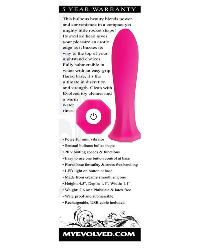 Evolved The Queen Mini Rechargeable Vibrator