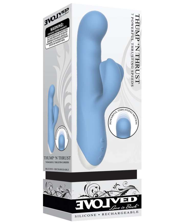 Evolved Thump & Thrust Dual Stimulating Vibrator