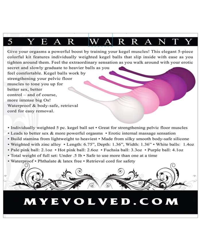 Evolved Tight and Delight Kegel Balls Set