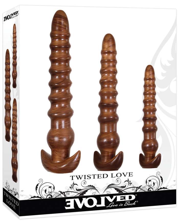 Evolved Twisted Love Flexible Butt Plug Set