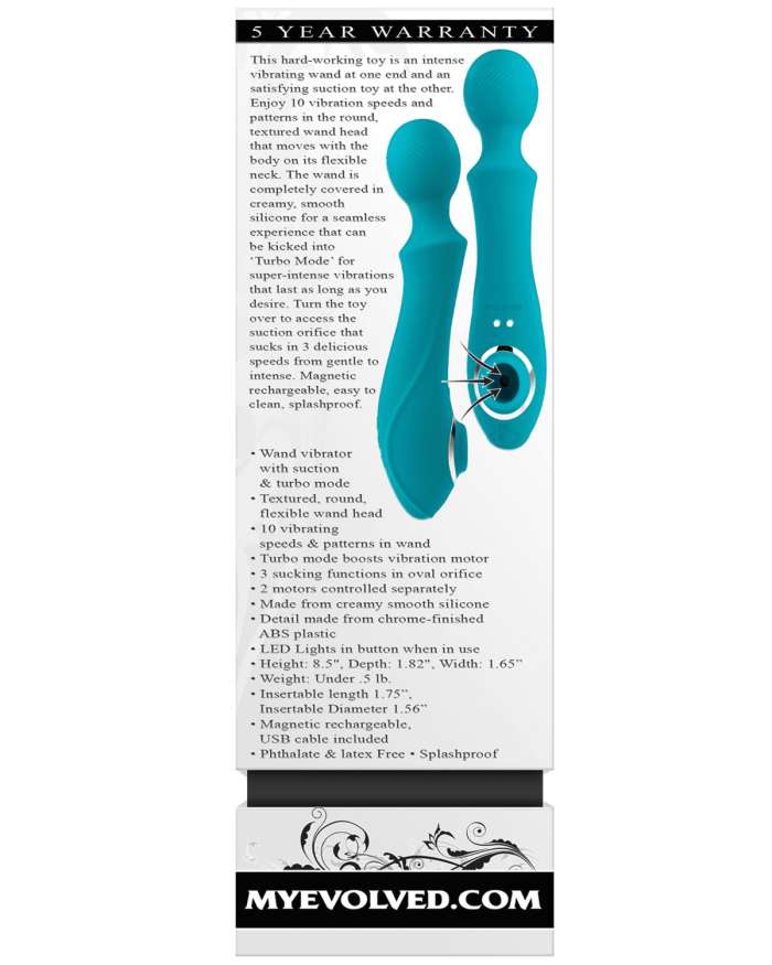 Evolved Wanderful Sucker Vibrating Wand