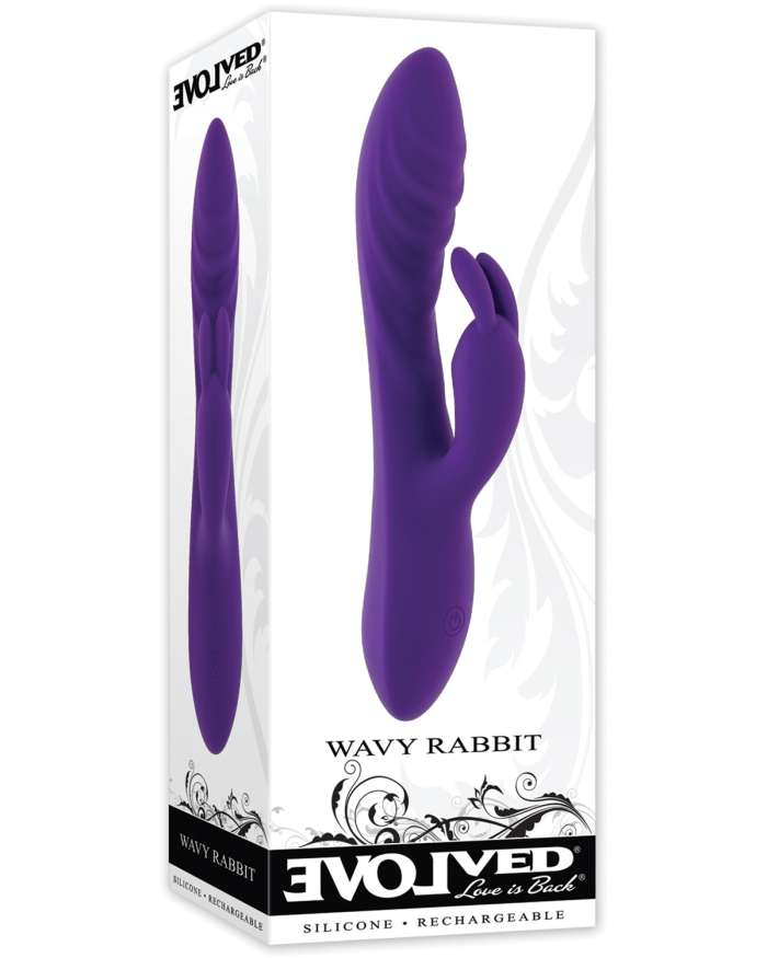 Evolved Wavy Rabbit Rippling Ridges Vibrator