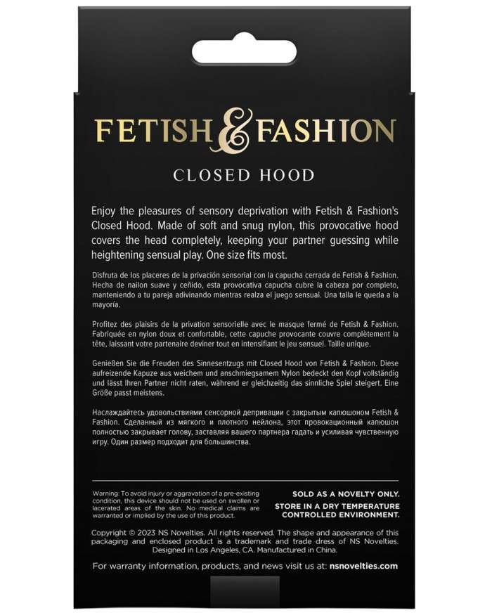 Fetish & Fashion Closed Hood