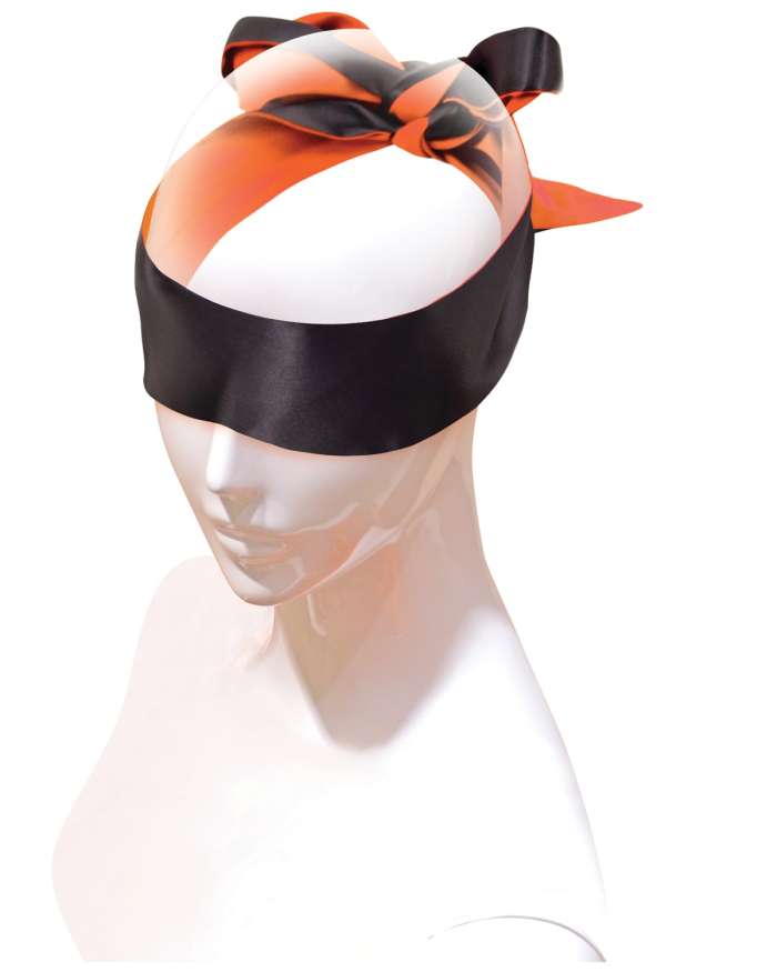 Icon Orange is the New Black Satin Sash Blindfold