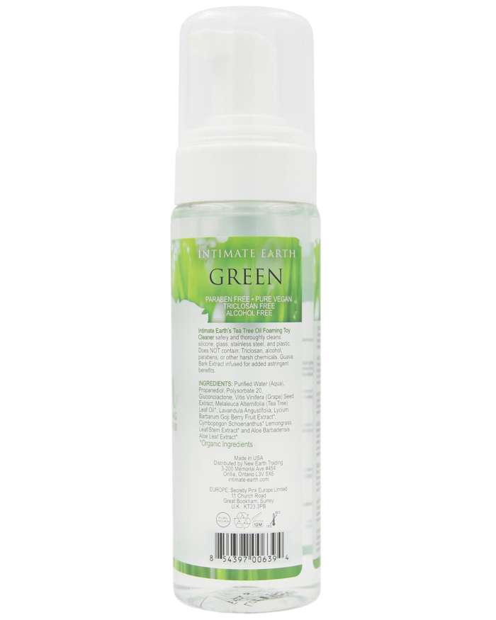 Intimate Earth Green Foaming Tea Tree Oil Toy Cleaner