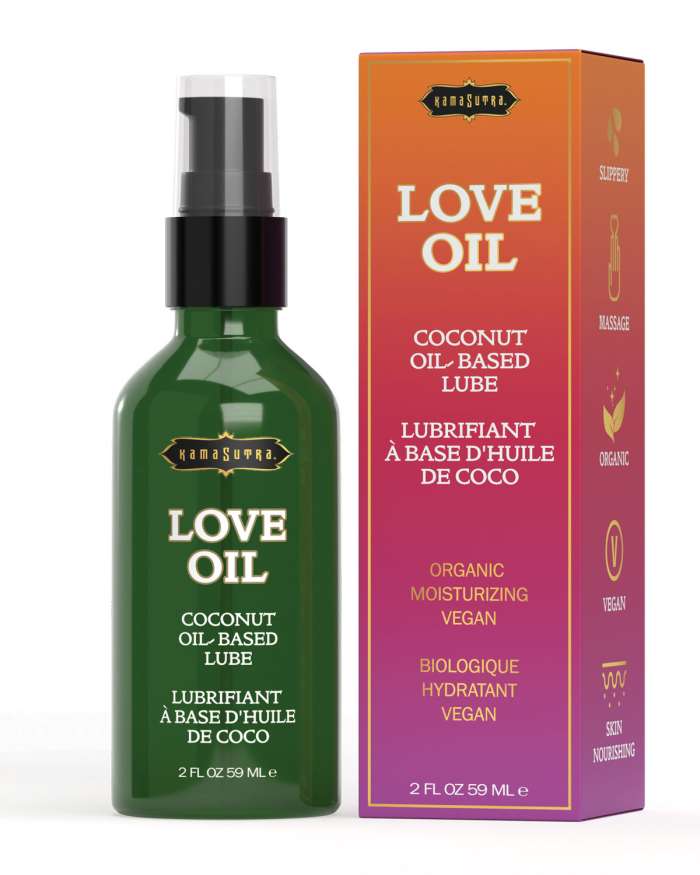 Kama Sutra Love Oil Coconut Oil-Based Lubricant