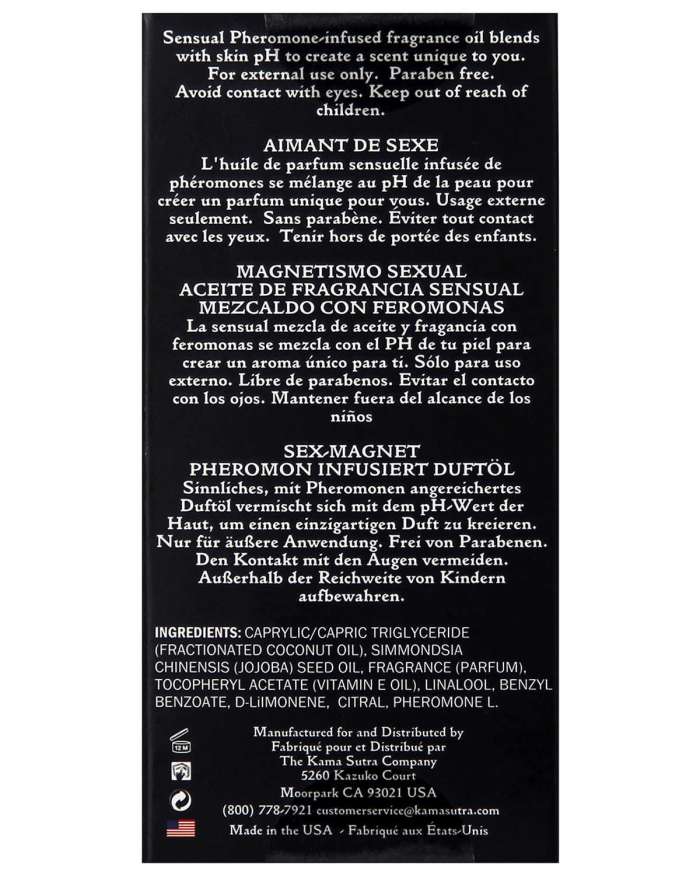 Kama Sutra Sex Magnet Pheromone Roll-On Fragrance Oil