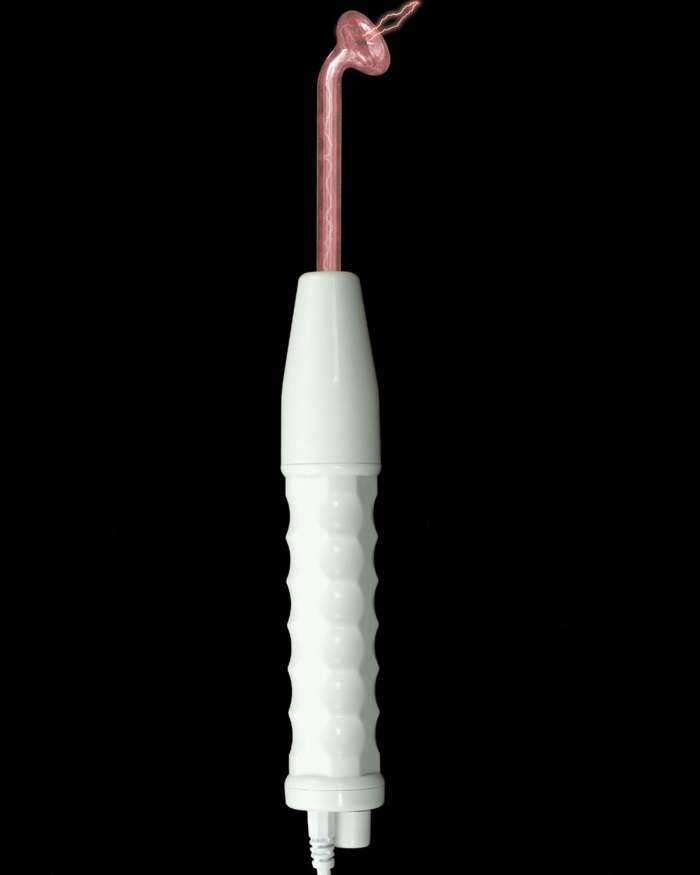 Kinklab Neon Wand with Red Handle Electrosex Kit