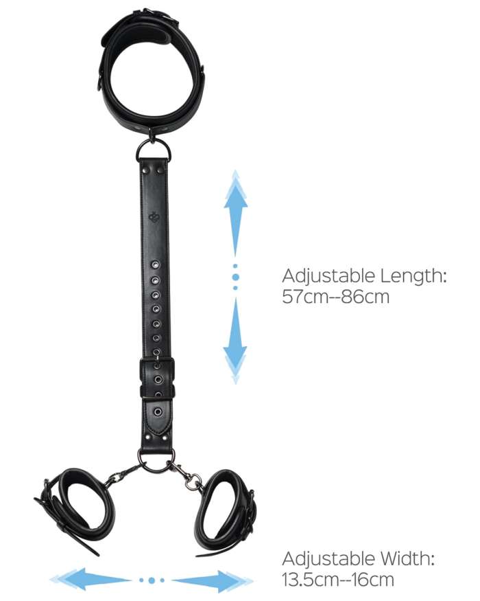 Honey Kinky Play Box Collar-to-Wrist Bondage Harness