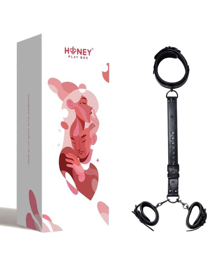Honey Kinky Play Box Collar-to-Wrist Bondage Harness