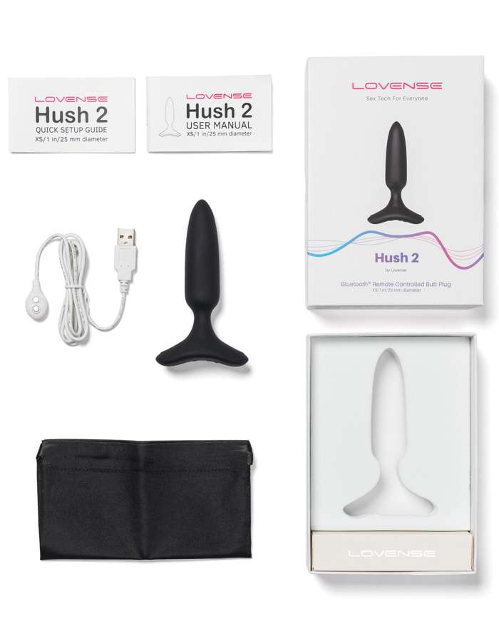 Lovense Hush 2 Anal Vibrating Butt Plug