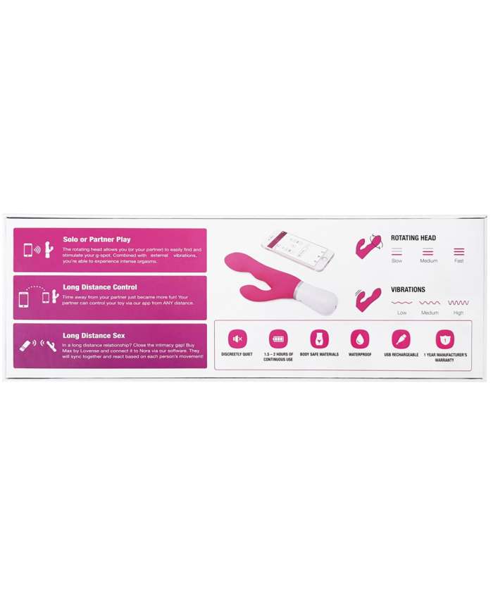 Lovense Nora Interactive Rabbit Vibrator
