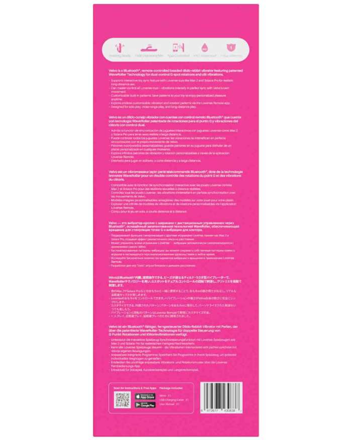 Lovense Velvo Rolling Bead Dual Vibrator