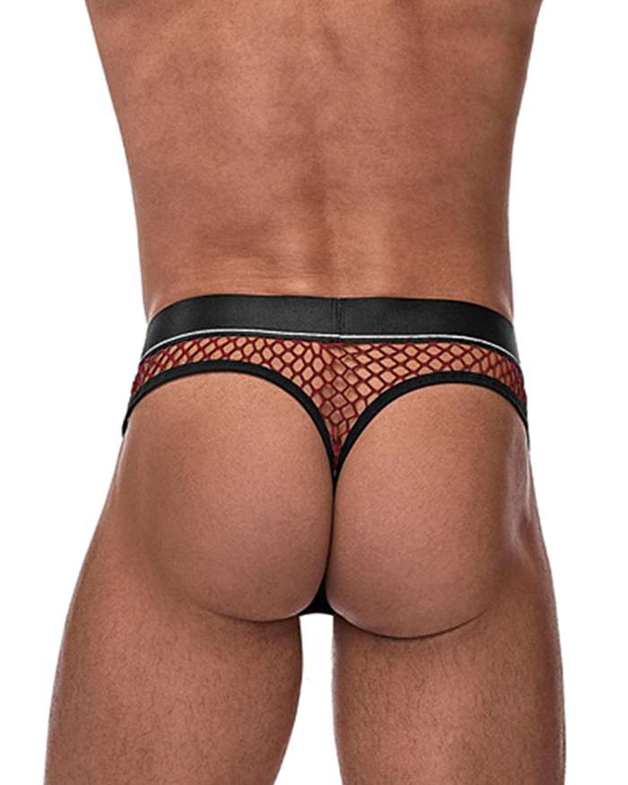 Male Power Cock Pit Fishnet Cock Ring Thong
