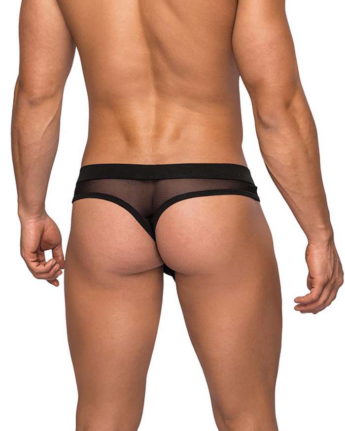 Male Power Hoser Stretch Mesh Male Thong