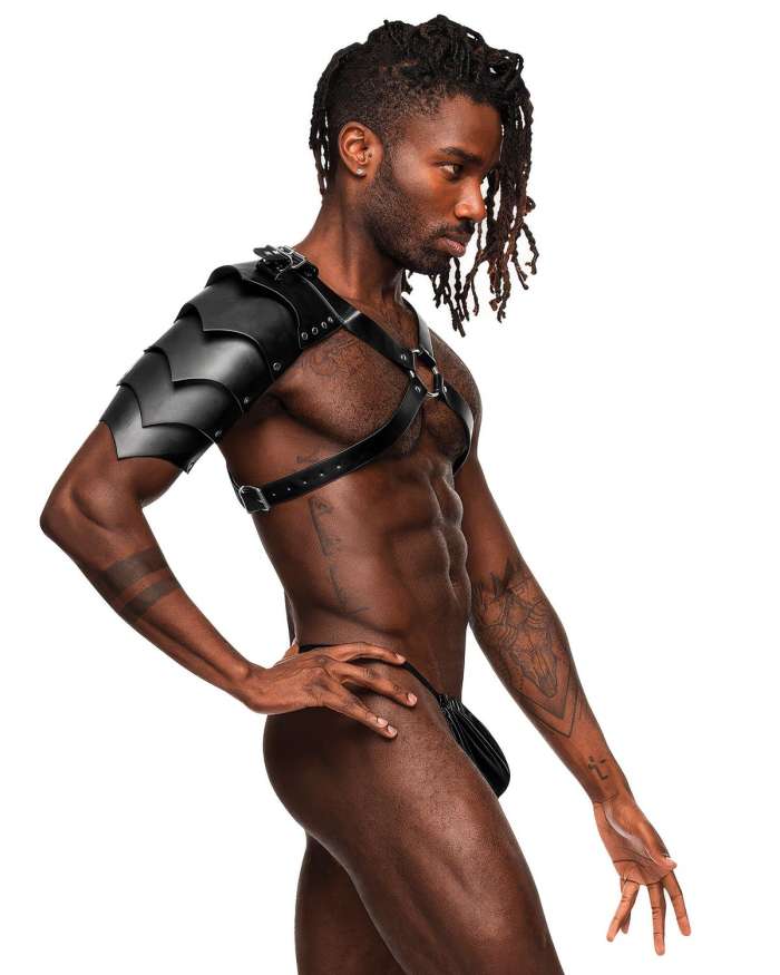 Male Power Aquarius Faux Leather Shoulder Harness