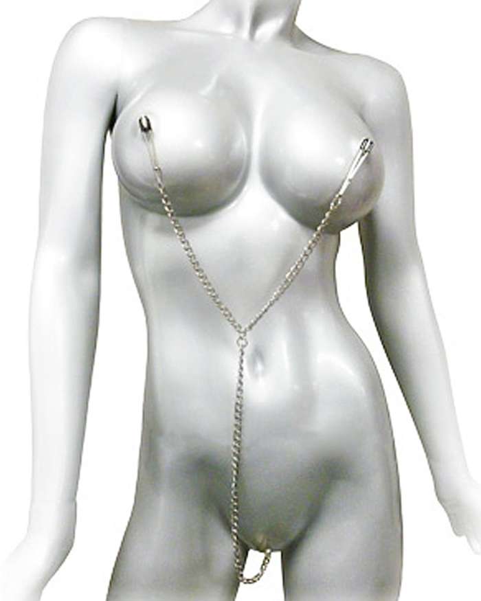 Master Series Nipple to Clit Tweezer Clamp Set