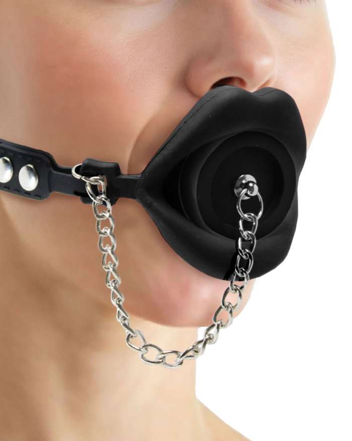 Master Series Plugged Silicone Feeding Gag