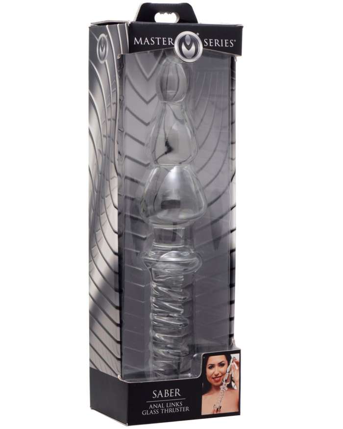 Master Series Saber Anal Links Glass Thruster