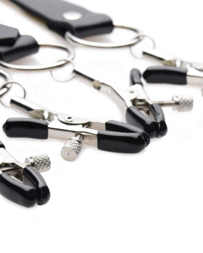 Master Series Spread Labia Spreader Straps with Clamps