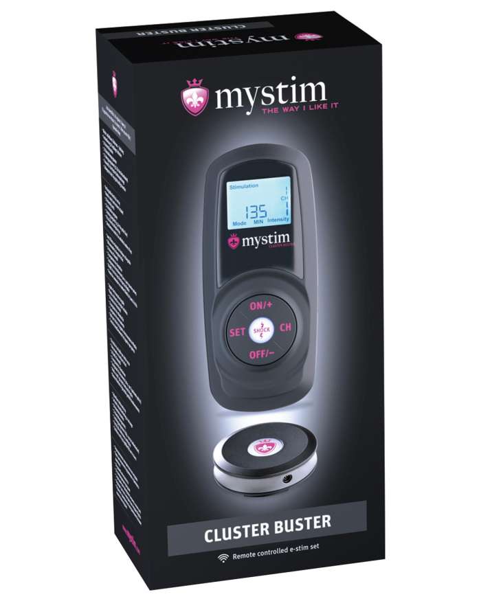 Mystim Cluster Buster Wireless E-Stim Starter Kit