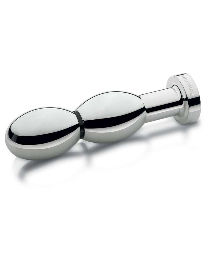 Mystim O(h!)-thello E-Stim Double Oval Aluminum Dildo