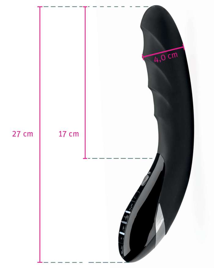 Mystim Sizzling Simon E-Stim Vibrator Black Edition