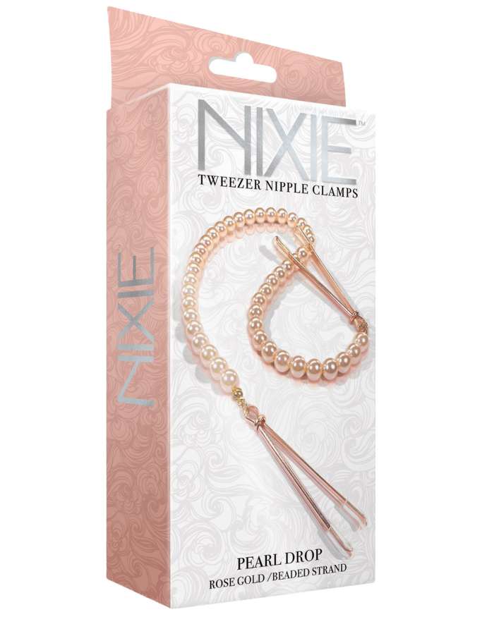 Nixie Pearl Drop Tweezer Nipple Clamps