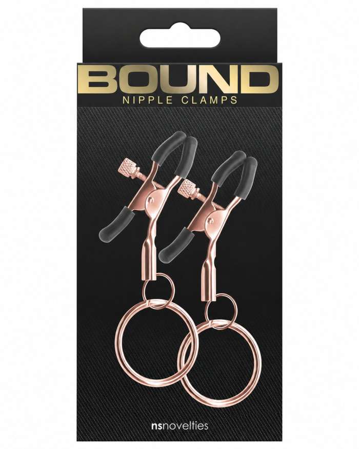 NS Novelties Bound C2 Pull Ring Nipple Clamps