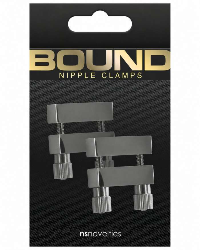 NS Novelties Bound V1 Adjustable Plate Nipple Clamps