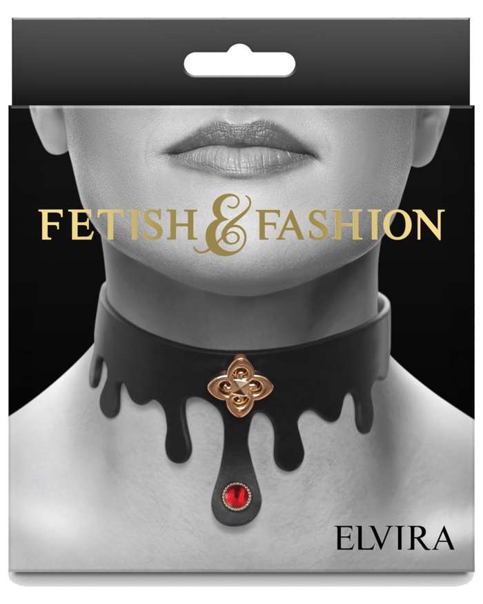 Fetish & Fashion Elvira Gothic Inspired Collar