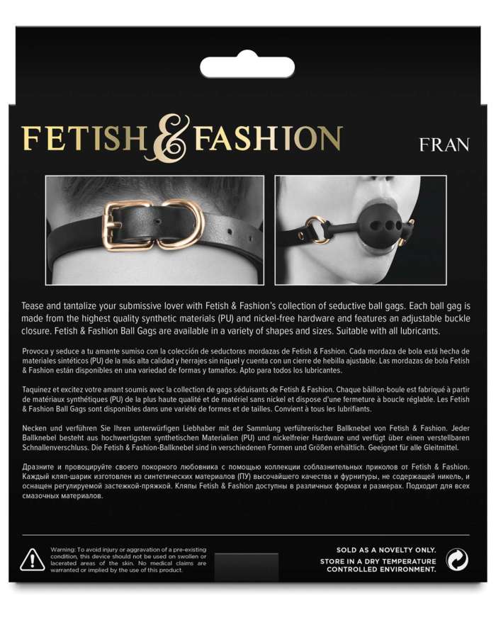 Fetish & Fashion Fran Breathable Ball Gag