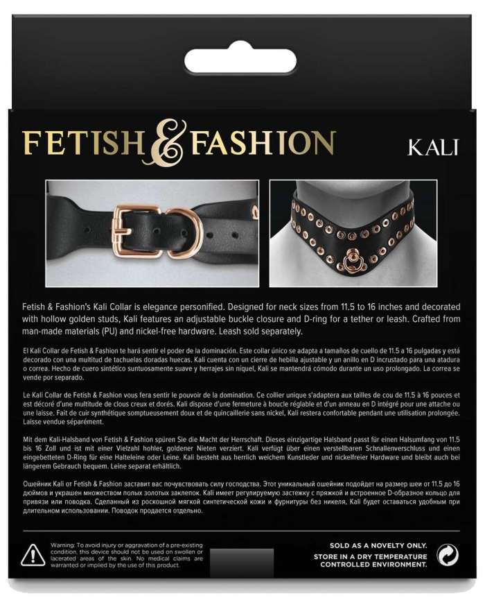 Fetish & Fashion Kali Studded Collar