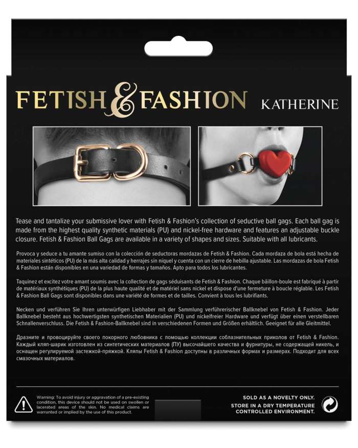 Fetish & Fashion Katherine Heart-Shaped Ball Gag