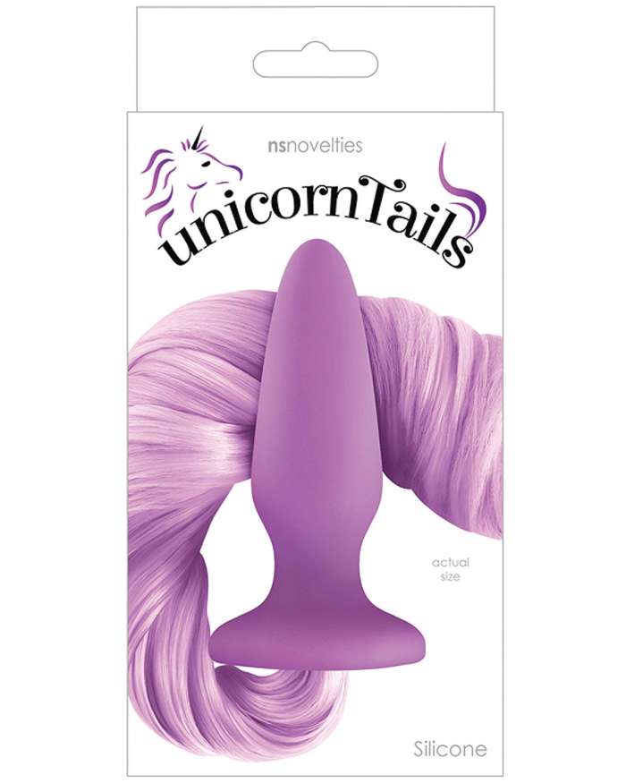 NS Novelties Unicorn Long Tails Silicone Butt Plug