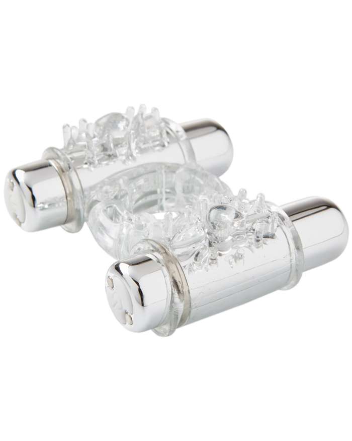 Nu Sensuelle Double Action Rechargeable Bullet Cockring