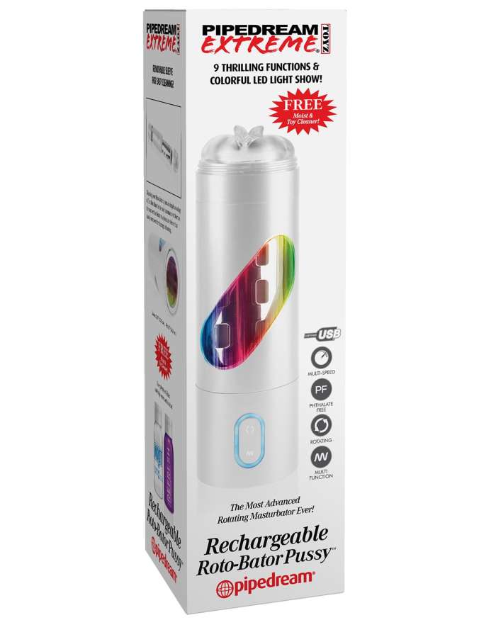 Pipedream Extreme Toyz Rechargeable Roto-Bator Rotating Masturbator