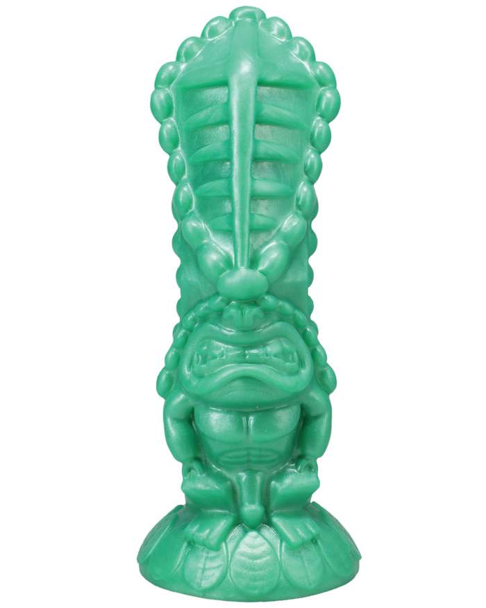 Polynesian Pleasures Mala Maona Earth Idol Vibrating Dong with Remote