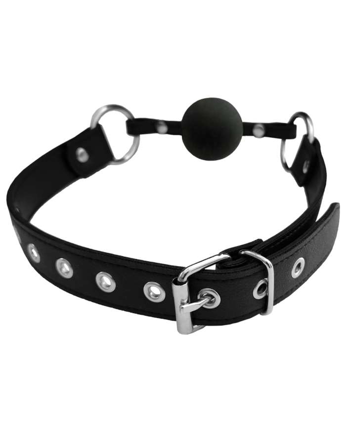 Rouge Fetish Play Vegan Leather Ball Gag