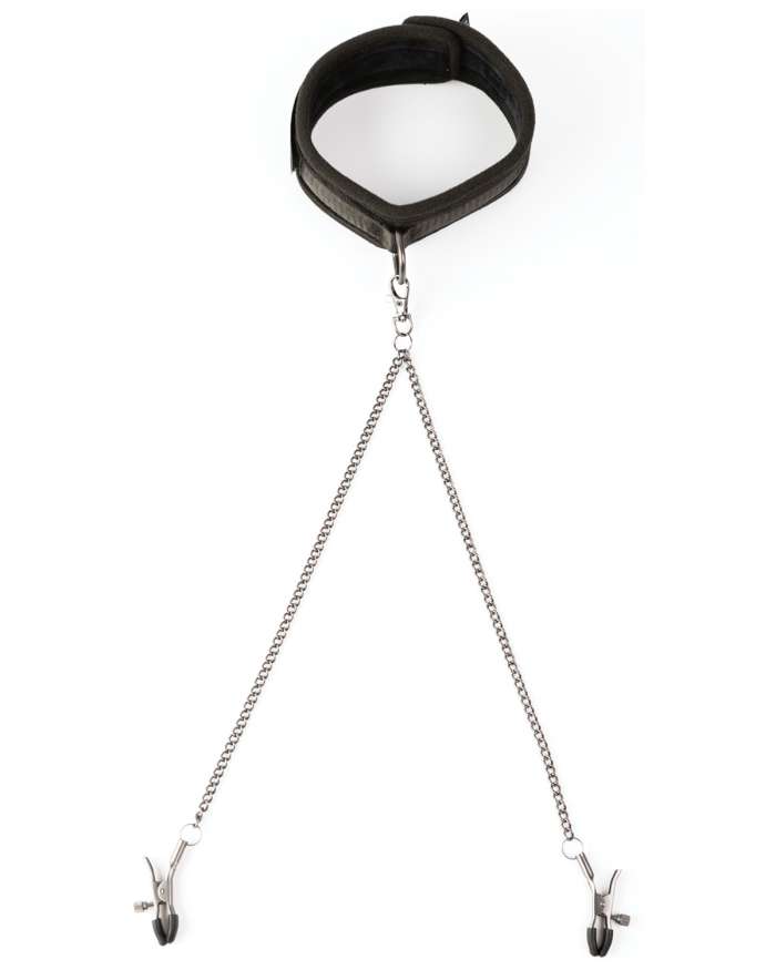Sei Mio Twin Tweaks Collar and Nipple Clamps