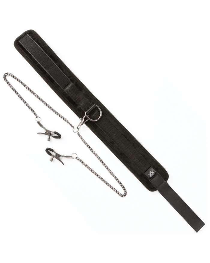 Sei Mio Twin Tweaks Collar and Nipple Clamps
