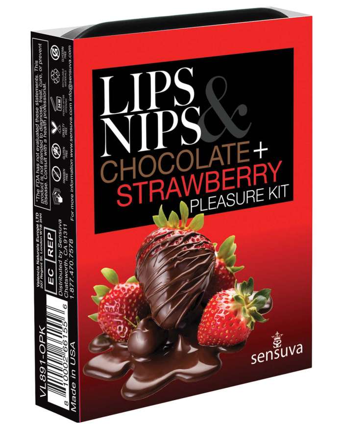 Sensuva Lips & Nips Chocolate Pleasure Kit