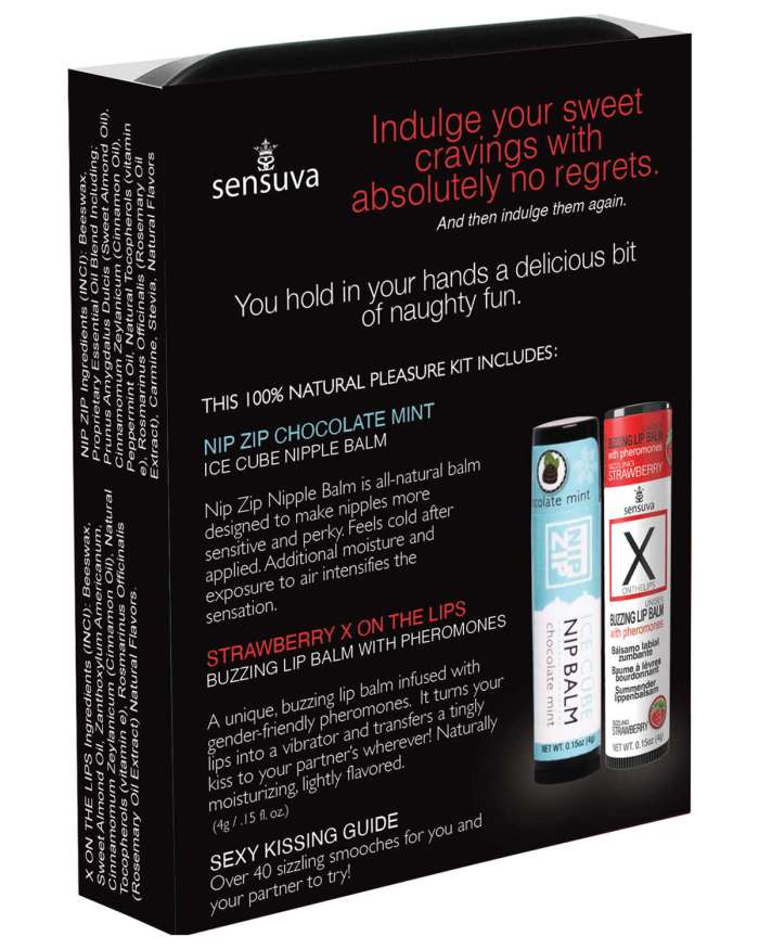Sensuva Lips & Nips Chocolate Pleasure Kit