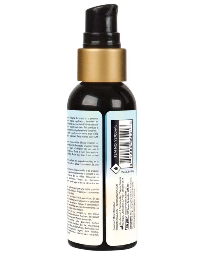 Sensuva Natural Water-Based Personal Lubricant